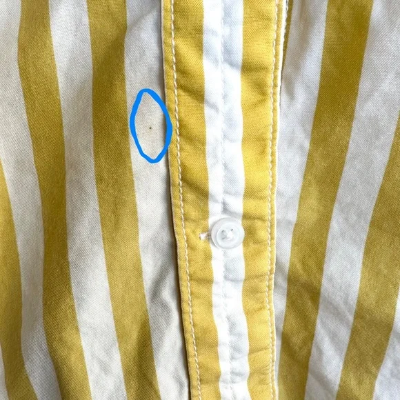 Everlane Day Tripper Dress - Yellow & White Striped XXS - Picture 12 of 14